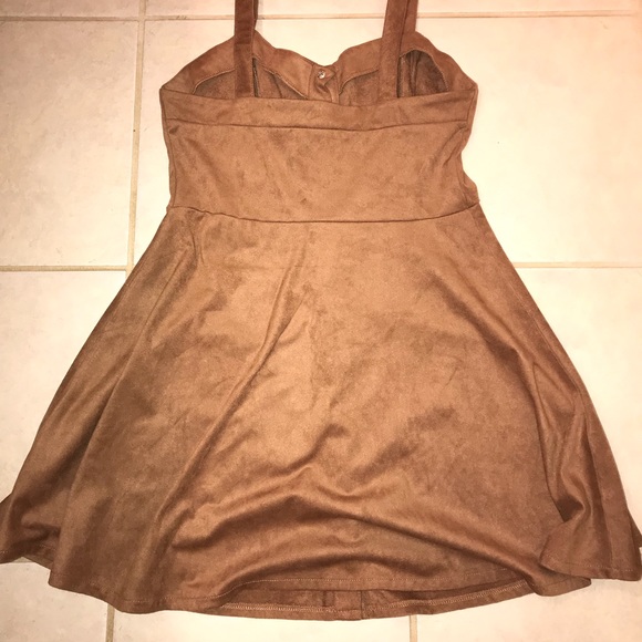 Suede Tan Forever 21 Dress - Picture 2 of 4